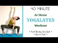 40 MIN YOGALATES | Yoga & Pilates Fusion | Sculpt & Burn Fat