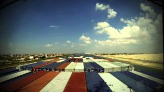 Time-lapse (150x): transiting Suez Canal [4K / UHD]