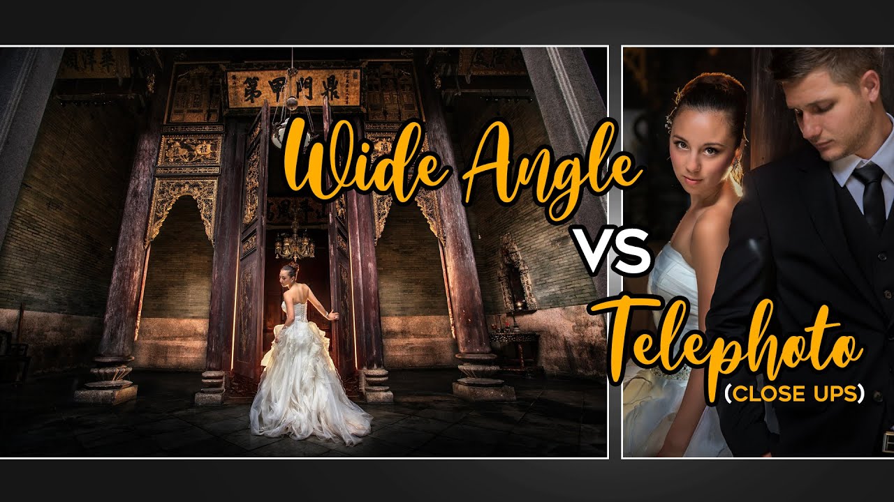 Wedding Photography Wide Angle VS Telephoto lens Which is better & How to use them properly