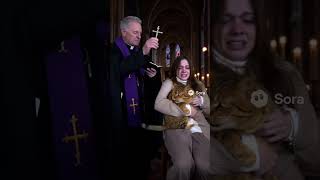 Sora 2 Cat Gets an Exorcism