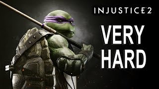 Injustice 2 - Donatello Battle Simulator (VERY HARD) NO MATCHES LOST