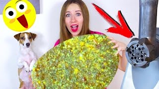 ГИГАНТСКИЙ КОРМ ДЛЯ СОБАКИ МЯСОРУБКА ЧЕЛЛЕНДЖ - НЕ ПОВТОРЯТЬ | Elli Di ГИГАНТСКИЙ КОРМ ДЛЯ СОБАКИ МЯСОРУБКА ЧЕЛЛЕНДЖ - НЕ ПОВТОРЯТЬ | Elli Di