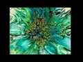 (1627) Modified Kaleidoscope Bloom, Paint Pouring, Fluid Art, & Blooper