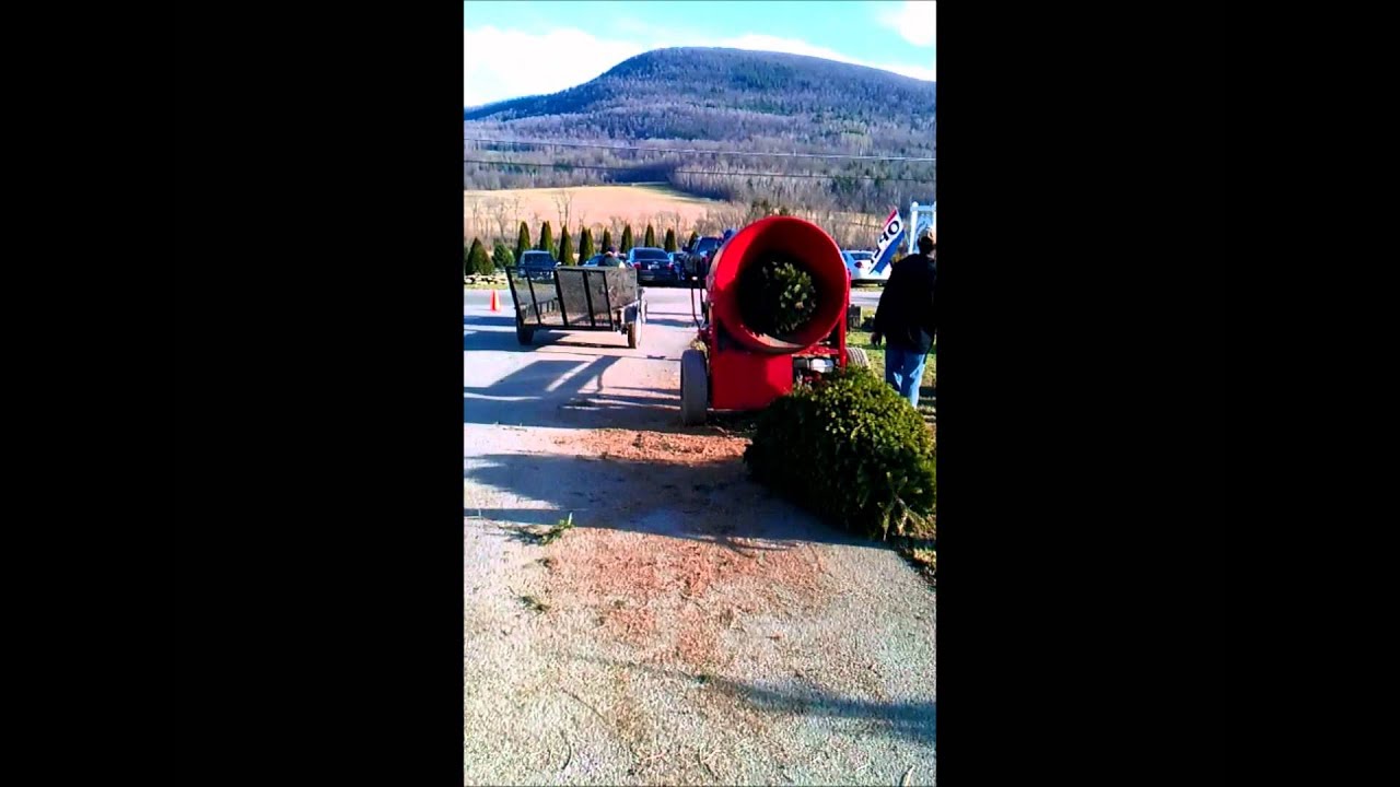 Christmas Tree Wrapping at Pleasant Valley Tree Farm in Bennington