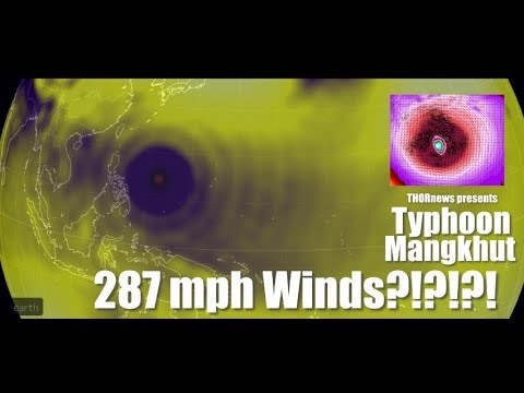 287 mph winds!?!?!? Typhoon Mangkhut