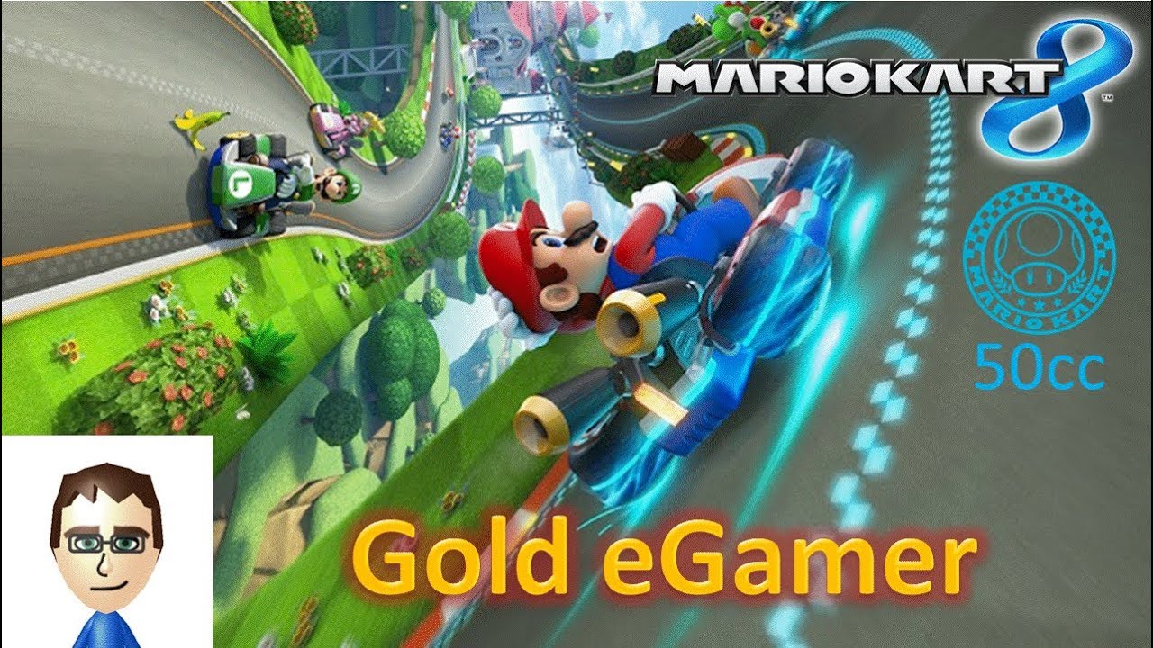 Mario Kart 8 Playthrough - 50cc Mushroom Cup Grand Prix - 1080p