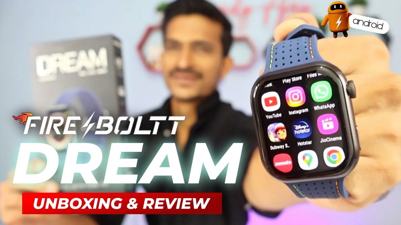Fire Boltt Dream Unboxing & Review🔥Just Rs 5999⚡ fire boltt android ...