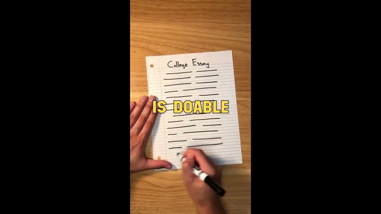 How To Write Your College Essay In 10 Days