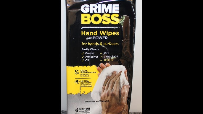 Grime Boss Heavy Duty Cleaning Wipes from Nice Pak Products Inc