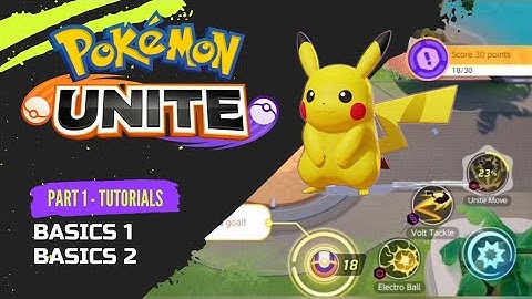 POKEMON UNITE - Basic Tutorials (Basics 1 and 2) | New Mobile Game #pokemonunite #crazypinoygaming