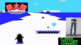 Penguin Adventure for MSX gameplay