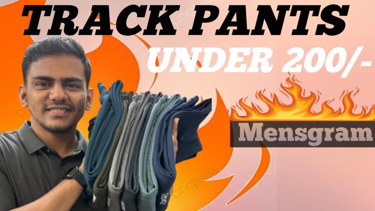 🧵 Track Pants Wholesale Under ₹200 | Factory🔥Rate Offers!
