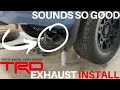 4Runner TRD Exhaust INSTALL- How To