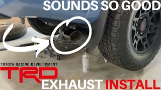 4Runner TRD Exhaust INSTALL How To
