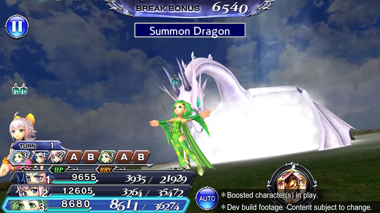 dissidia final fantasy opera omnia Rydia & Sherlotta LD showcase Google play