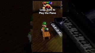 Luigi Tries to Play the Piano