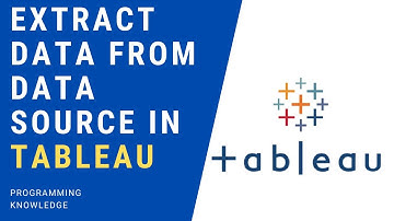 Tableau Tutorial for Beginners 7 - How to Extract Data from Data Source in Tableau