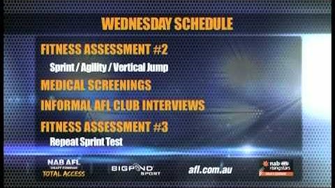AFL Total Access - NAB AFL Draft Combine Pt 1