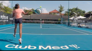 LIN Li Hsin (Taiwan) vs SHEK Cheuk (Hong Kong)  Les Petits As – Asia Playoffs Lacoste screenshot 5
