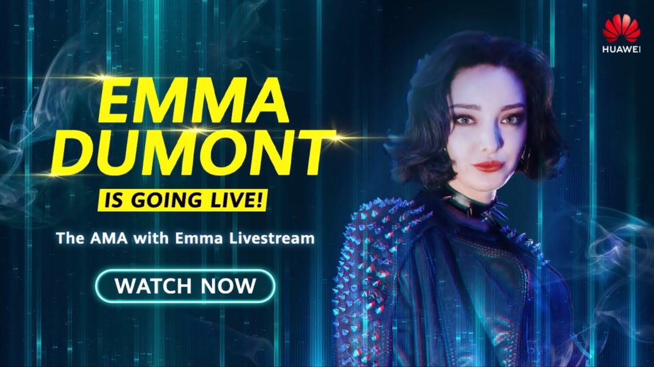 Emma Dumont x Huawei The AMA livestream QA