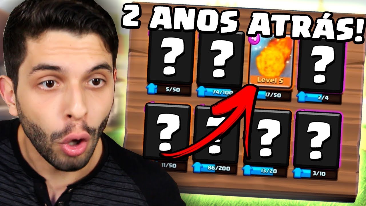 TESTEI O DECK DO MEU PRIMEIRO VÍDEO (2 ANOS ATRÁS) DE CLASH ROYALE!