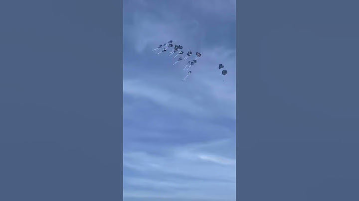 لحظة إنزال جوي من المساعدات الأردنية لأهل غزة❤️🇯🇴