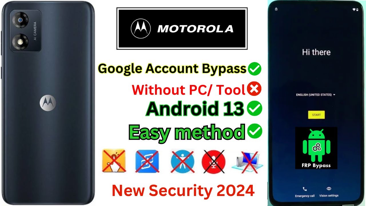 Unlock Phone Motorola Moto G14 With Pangu FRP Bypass APK Without PC