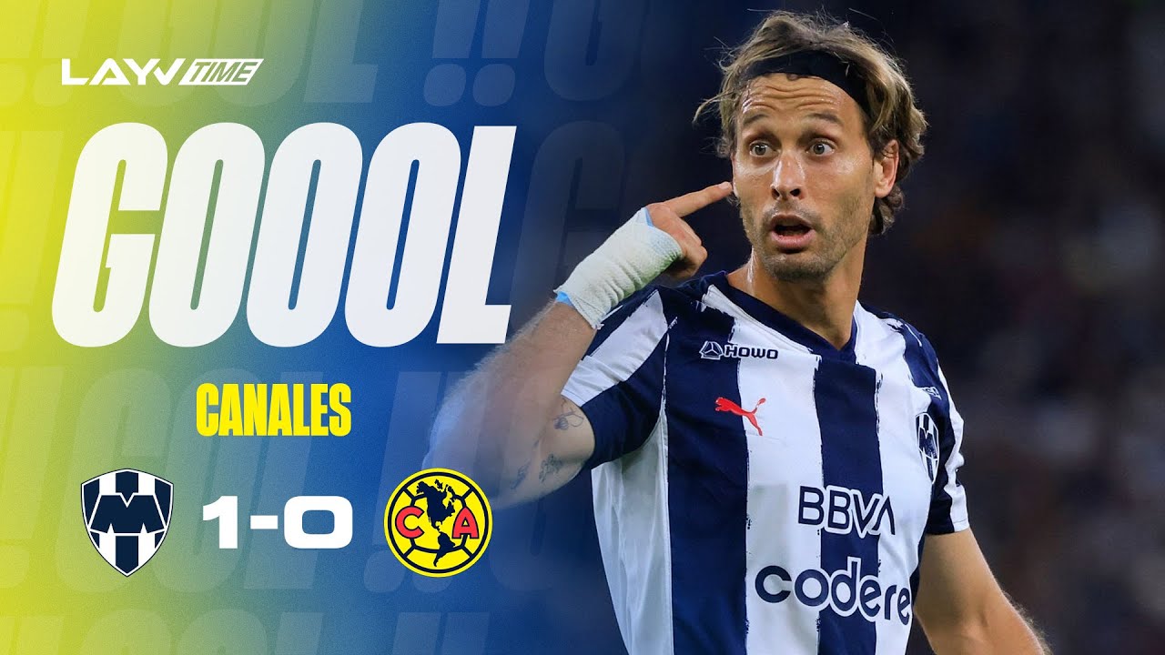 ¡GOL de Sergio CANALES! | El ESPAÑOL abre el marcador | Monterrey 1 - 0 América | Liga MX AP 2025.