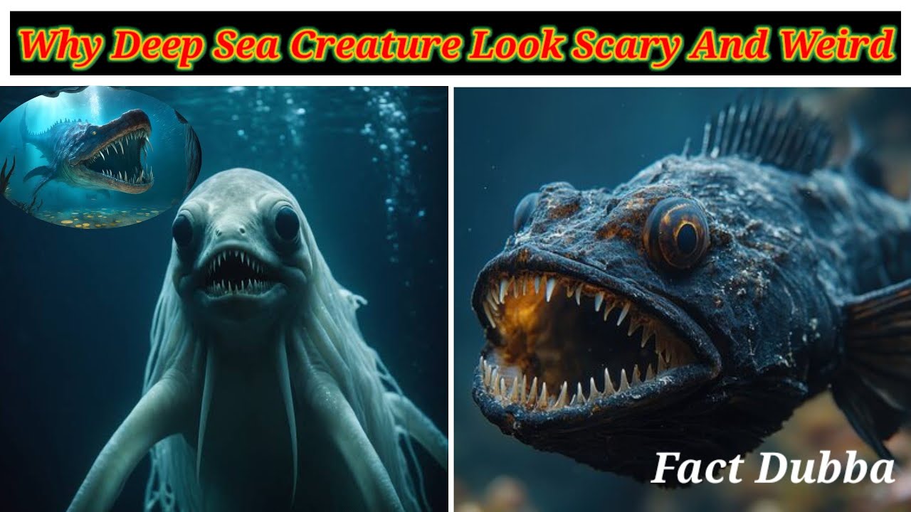 Why! Deep Sea Creatures look Ugly | Deep Ocean Creature | Fact Dubba ...