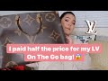 How I Got My Louis Vuitton On The Go Tote For Half The Price | Unboxing | LV