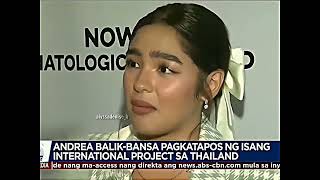 ANDREA BRILLANTES MAY PROJECT SA THAILAND