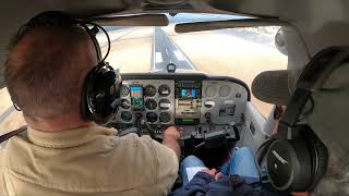 Cessna 172N Engine Failure Training, Abort Take Off, Impossible Turn