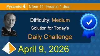 Microsoft Solitaire Collection: Pyramid - Medium - April 9, 2026