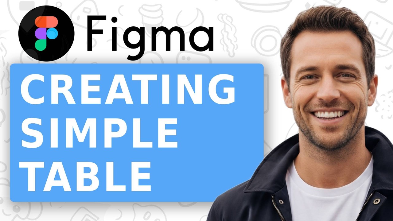 How To Create Simple Table On Figma - YouTube
