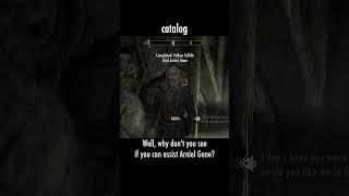 catalog — The Elder Scrolls V: Skyrim dialogue scene