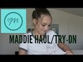 MADDIE clothing haul / try-on !!