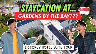 STAYCATION AT GARDENS BY THE BAY???!! *2 STOREY HOTEL SUITE TOUR*