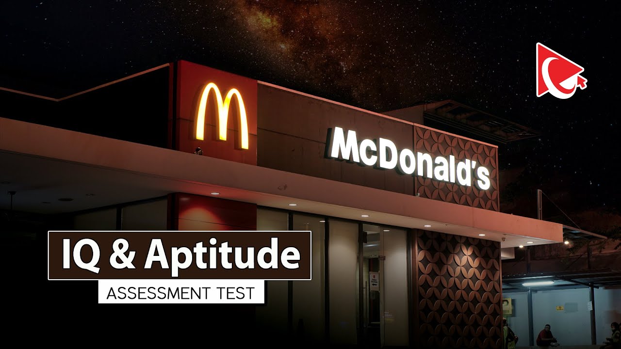 McDonalds Aptitude Assessment Test Explained YouTube