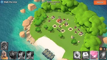 Boom Beach Gameplay Walkthrough - Walk the Line for Android/IOS