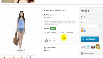 Learn How To Build 2 E-Commerce Web Site By Prestashop 2017 : User Experience - buy online