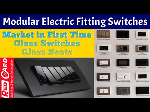 Glass Switches | REDCARD Modular Switches | Best Modular Electric Fitting Switch Socket