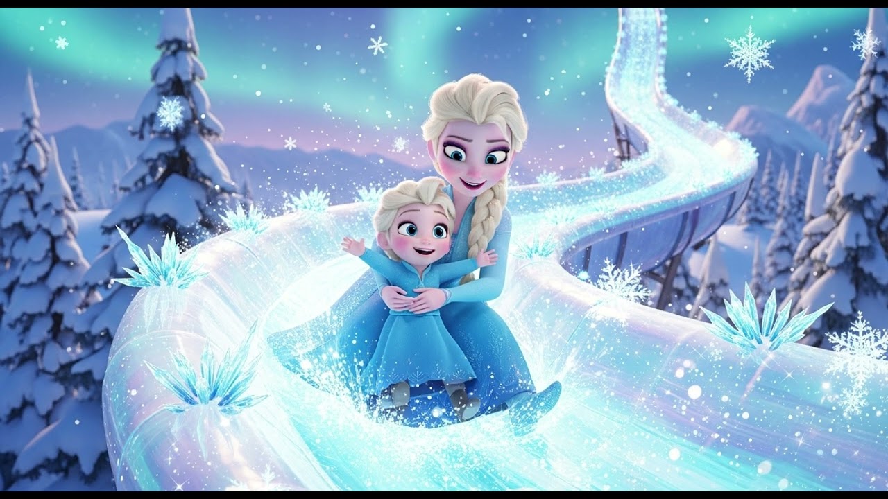 Frozen Whee! — Elsa and Her Daughter’s Magical Slide Song