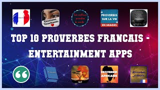 Top 10 Proverbes Francais Android Apps screenshot 1