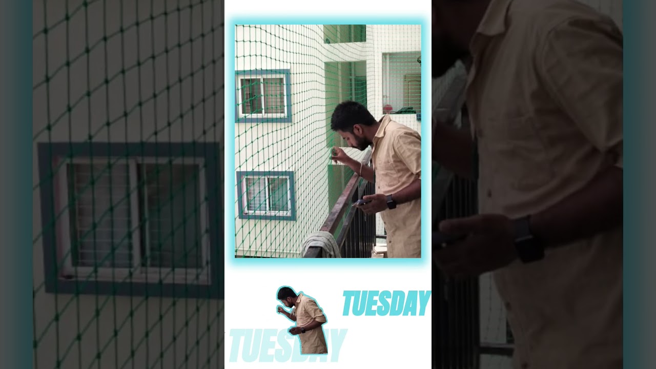 Safety Net Installation With Building & Apartment Covering Balconies Net Call 9742262243 