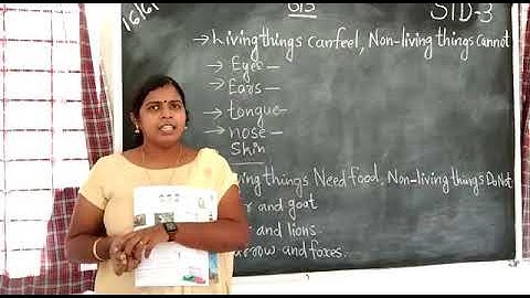 GS Std 3 Ch1 Living and Non Living Things