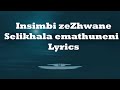 Insimbi zeZhwane - Selikhala emathuneni lyrics