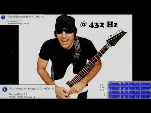 "Best of" @ 432 Hz: Joe Satriani