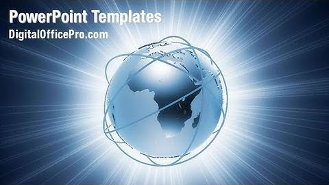 Global Networks PowerPoint Template Backgrounds - DigitalOfficePro #07786W