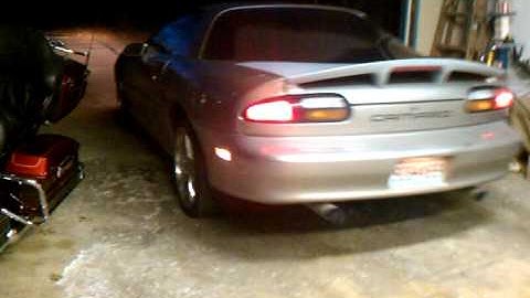 V6 camaro open headers