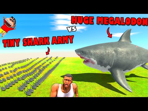 SHINCHAN vs CHOP vs AMAAN-T TINY ARMY TEAM in Animal Revolt Battle Simulator